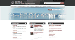 Desktop Screenshot of ccamlr.org