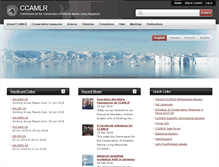 Tablet Screenshot of ccamlr.org